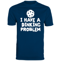 Men's Dry Fit - Dinking Problem (white print)