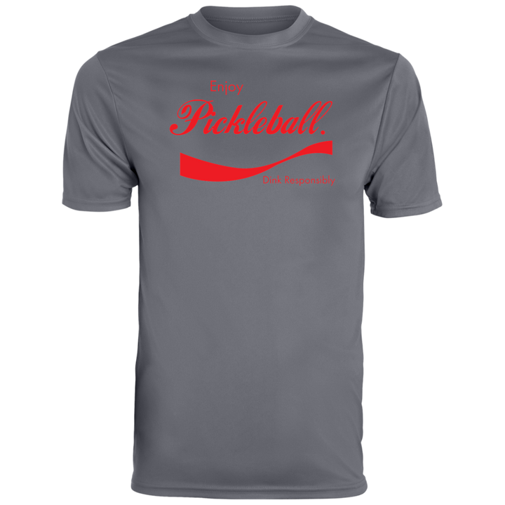 Men's Dry Fit - Enjoy Pickleball (red print)