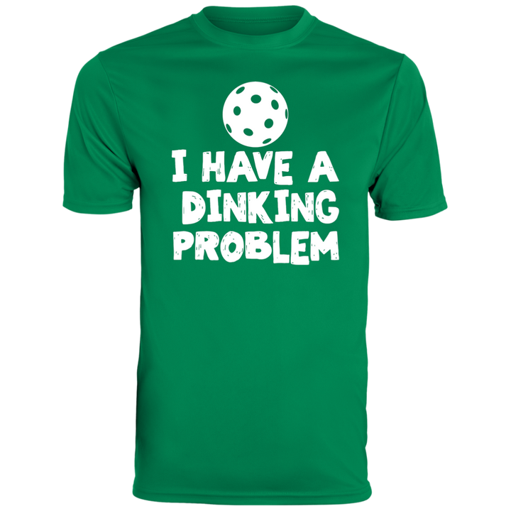 Men's Dry Fit - Dinking Problem (white print)