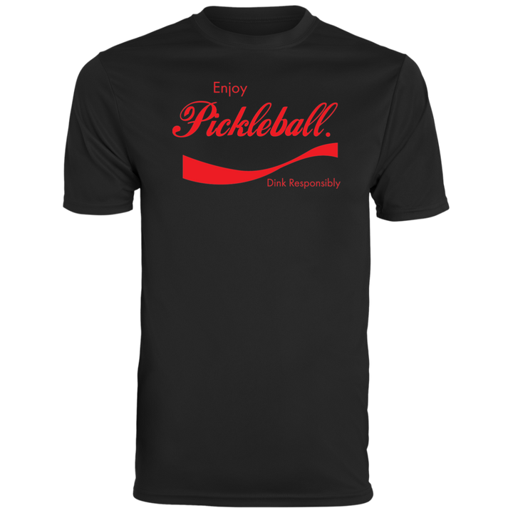 Men's Dry Fit - Enjoy Pickleball (red print)