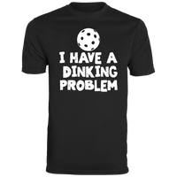 Men's Dry Fit - Dinking Problem (white print)