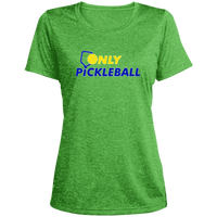 Women's Scoop Neck Dry Fit - Only Pickleball (Heather)