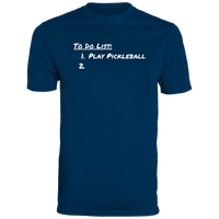 Men's Dry Fit - To Do List Short (white print)
