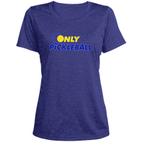 Women's Scoop Neck Dry Fit - Only Pickleball (Heather)