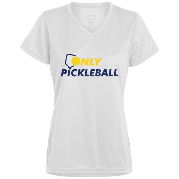 Women's V-Neck Dry Fit - Only Pickleball