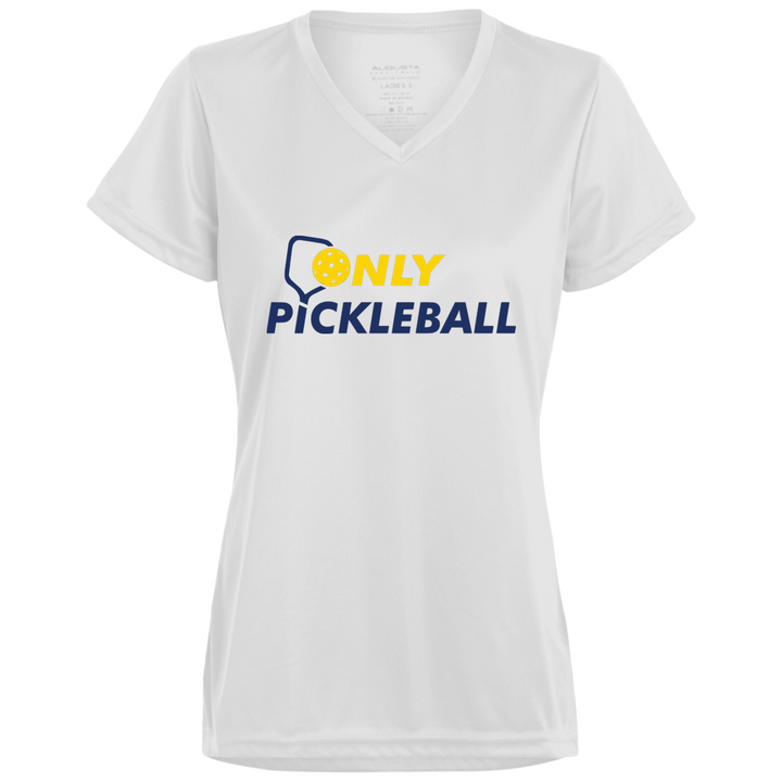Women's V-Neck Dry Fit - Only Pickleball