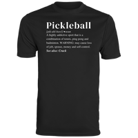 Men's Dry Fit - Pickleball Definition (white print)
