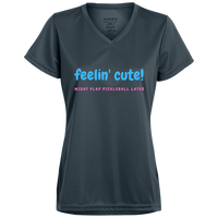 Women's V-Neck Dry Fit - Feeling Cute