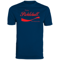Men's Dry Fit - Enjoy Pickleball (red print)