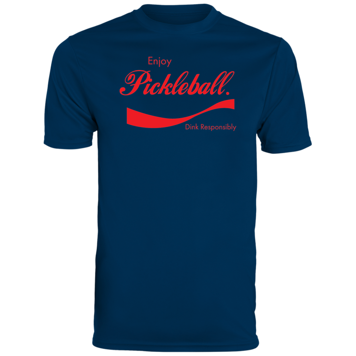 Men's Dry Fit - Enjoy Pickleball (red print)