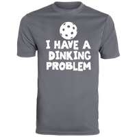 Men's Dry Fit - Dinking Problem (white print)
