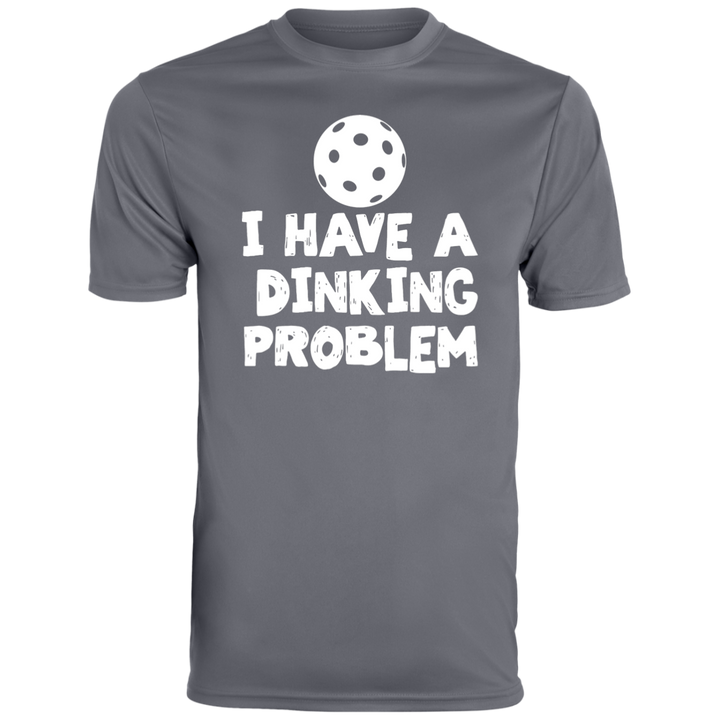 Men's Dry Fit - Dinking Problem (white print)