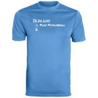 Men's Dry Fit - To Do List Short (white print)