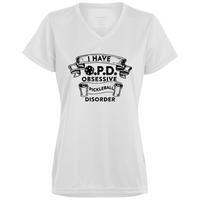 Women's V-Neck Dry Fit - O.P.D. (black print)
