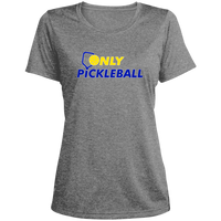 Women's Scoop Neck Dry Fit - Only Pickleball (Heather)