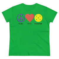 Women's T-Shirt - Peace Love Pickleball