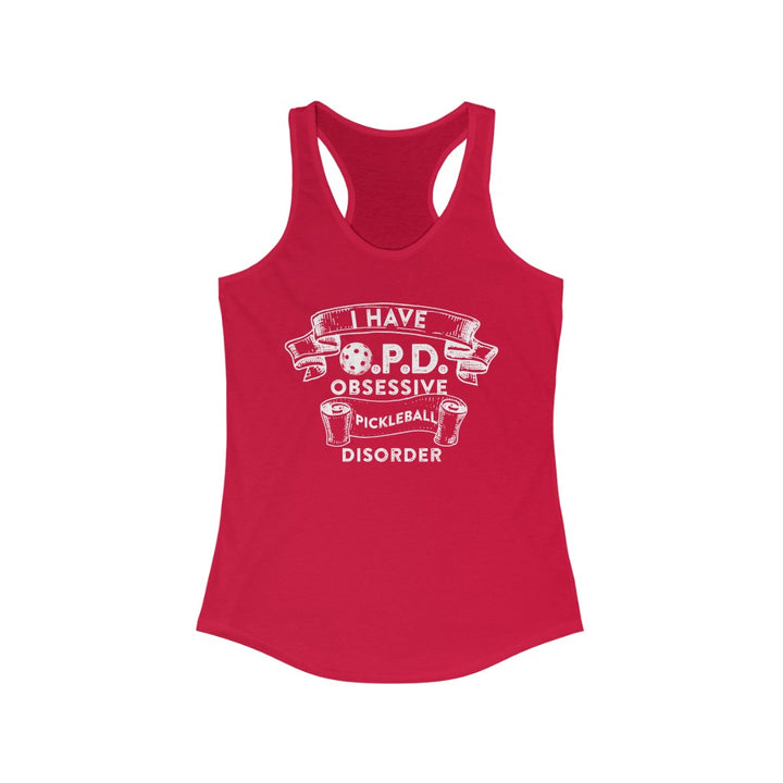 Women's Tank - Obsessive Pickleball Disorder
