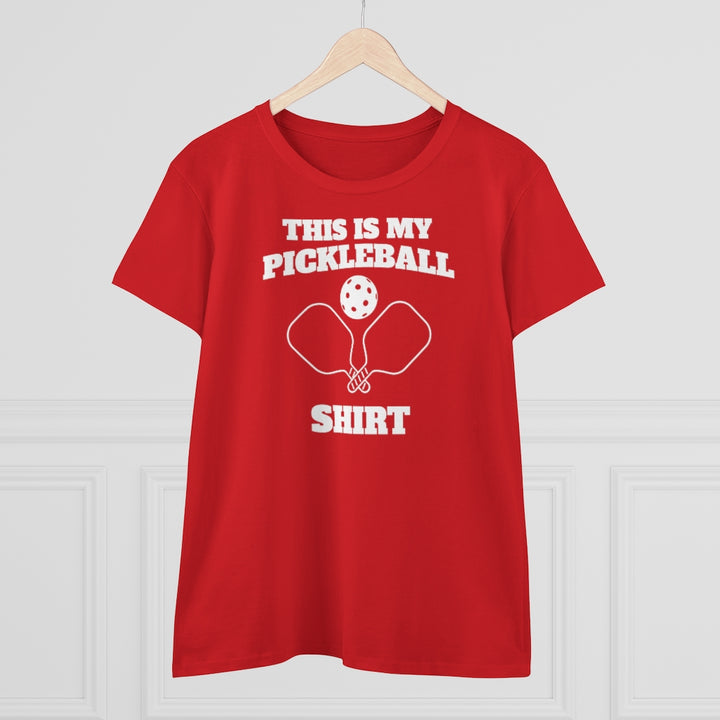 Women's T-Shirt - This Is My Pickleball Shirt