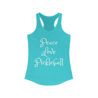 Women's Tank - Peace Love Pickleball 2