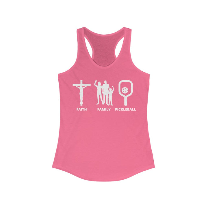 Women's Tank - Faith Family Pickleball