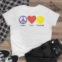 Women's T-Shirt - Peace Love Pickleball