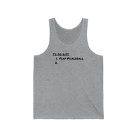 Men's Tank - To Do List short