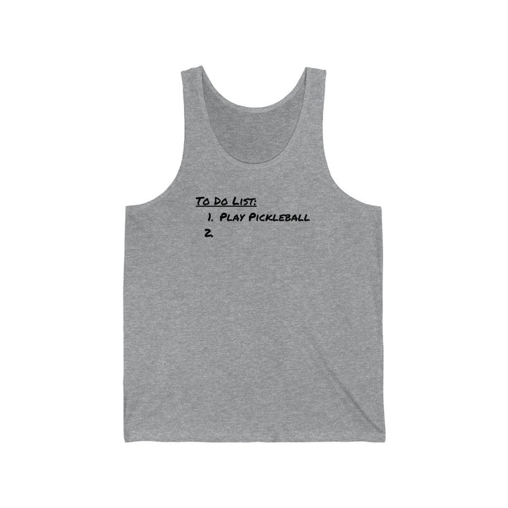 Men's Tank - To Do List short