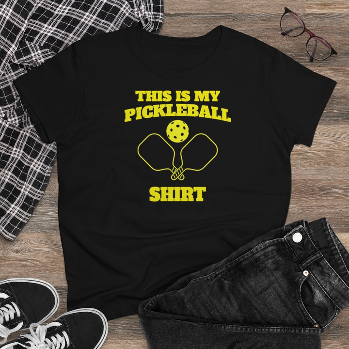 Women's T-Shirt - This Is My Pickleball Shirt