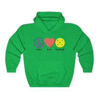 Unisex Hoodie - Peace Love Pickleball