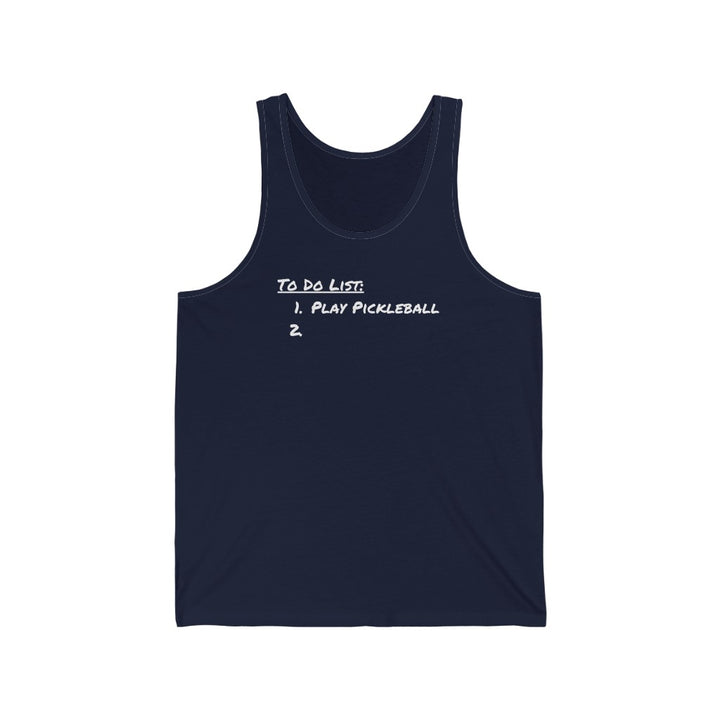 Men's Tank - To Do List short