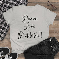 Women's T-Shirt - Peace Love Pickleball 2
