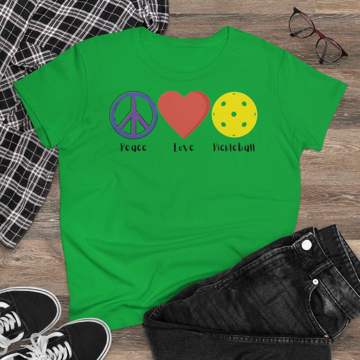 Women's T-Shirt - Peace Love Pickleball