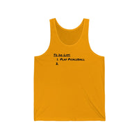 Men's Tank - To Do List short