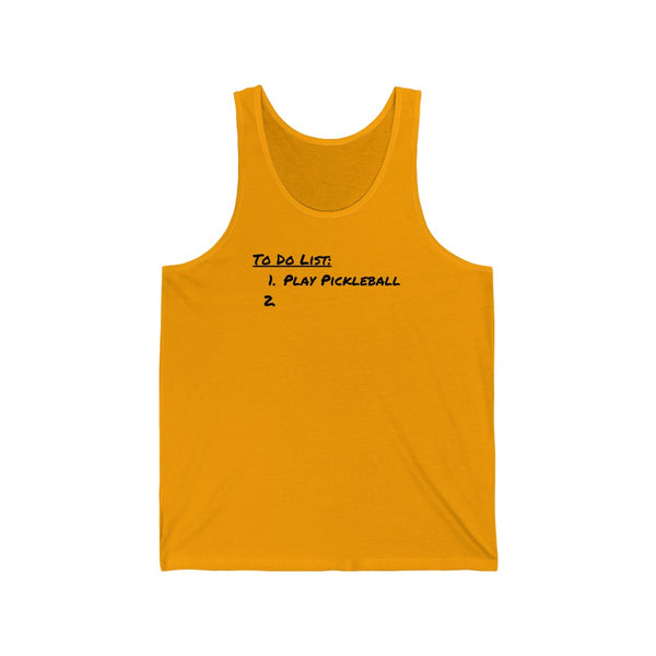 Men's Tank - To Do List short