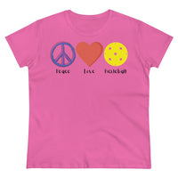 Women's T-Shirt - Peace Love Pickleball