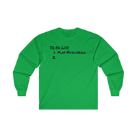 Men's Long Sleeve - To Do List 1-2
