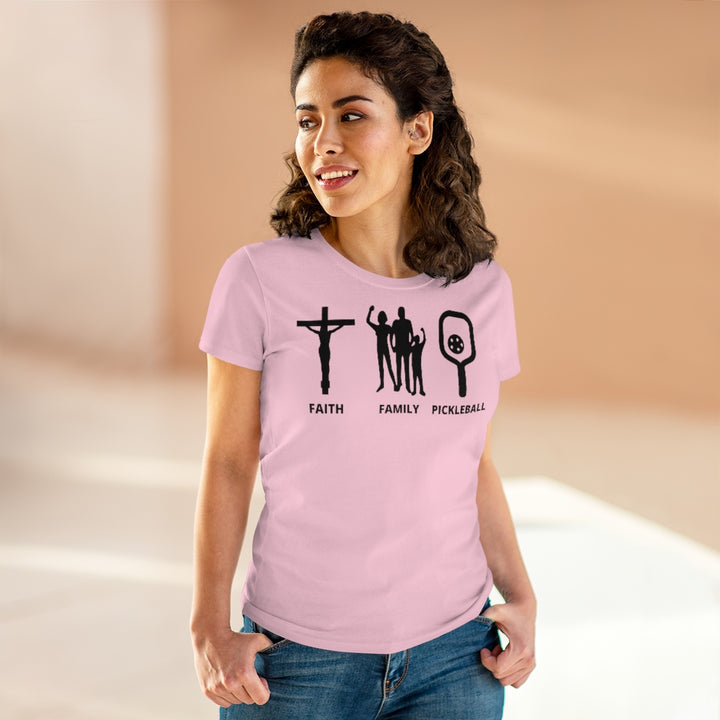 Women's T-Shirt - Faith Family Pickleball