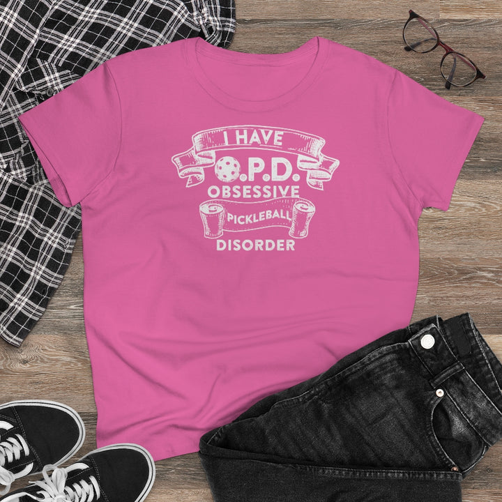 Women's T-Shirt - Obsessive Pickleball Disorder