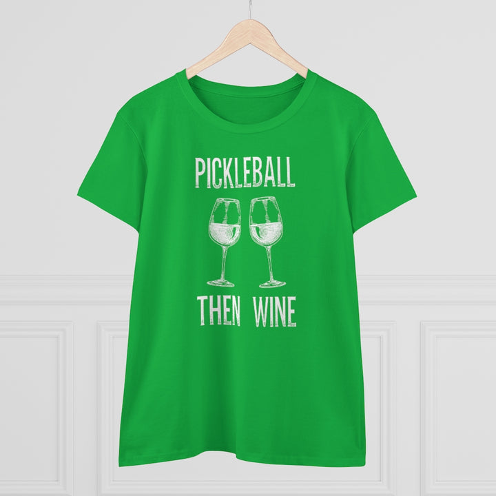 Women's T-Shirt - Pickleball Then Wine