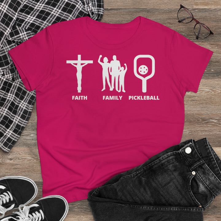 Women's T-Shirt - Faith Family Pickleball