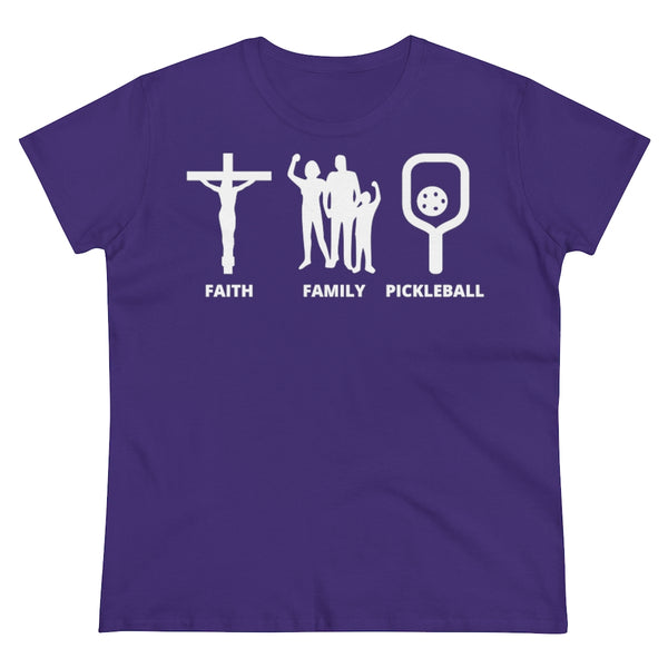 Women's T-Shirt - Faith Family Pickleball