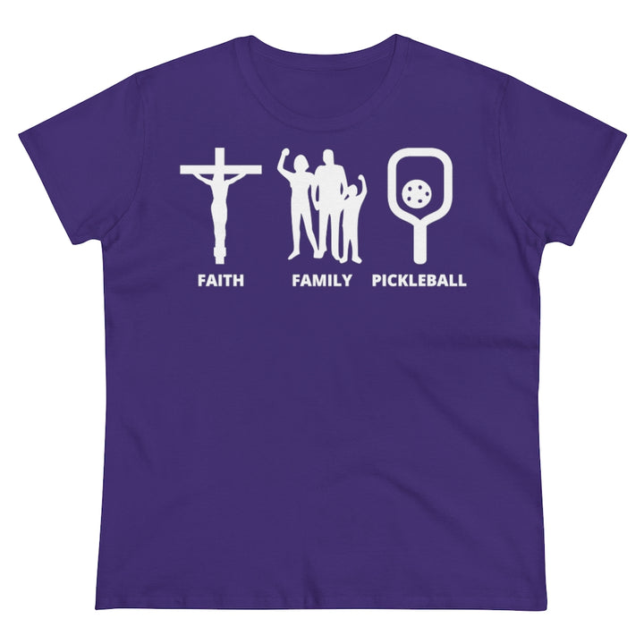 Women's T-Shirt - Faith Family Pickleball