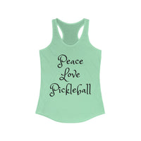 Women's Tank - Peace Love Pickleball 2