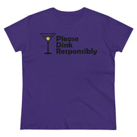 Women's T-Shirt - Please Dink Responsibly
