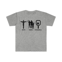 Men's T-Shirt - Faith Family Pickleball