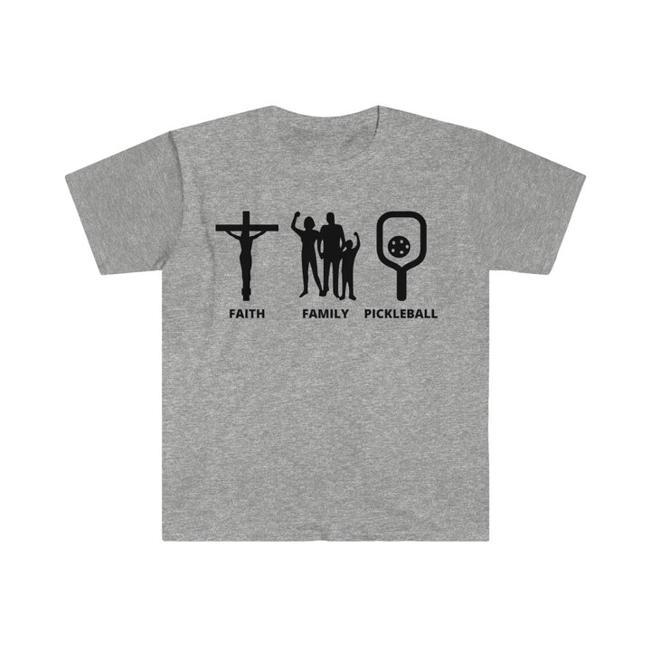 Men's T-Shirt - Faith Family Pickleball