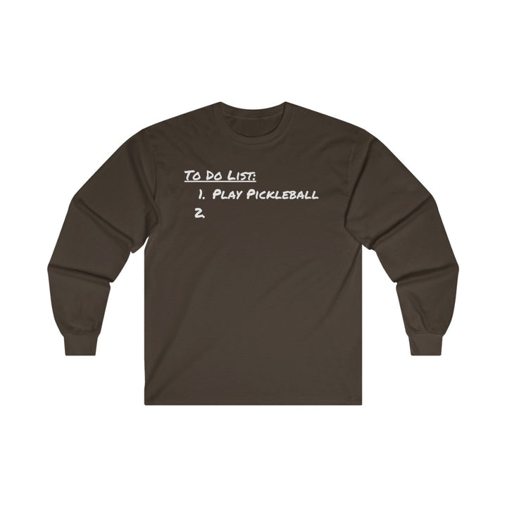 Men's Long Sleeve - To Do List 1-2