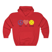 Unisex Hoodie - Peace Love Pickleball