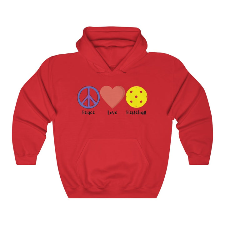 Unisex Hoodie - Peace Love Pickleball