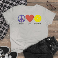 Women's T-Shirt - Peace Love Pickleball